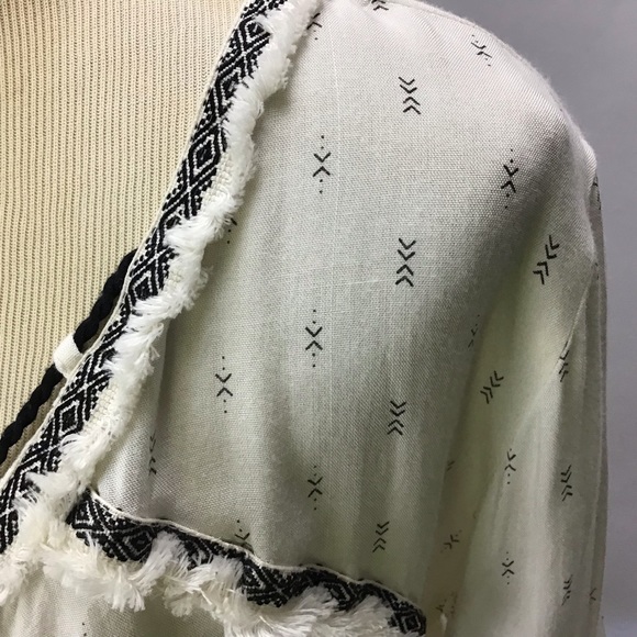 Japna Womens Small open Front Top Tie‎ Front Cover - Picture 3 of 8